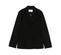 Ami Paris, Femme, Vestes, Noir, Taille: 38 FR Veste Bar Croisée