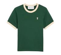 Ami Paris - Fts413Je0246-A244 T-shirt - Femme - Tops - Vert - Taille: 40 FR