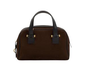 Ami Paris - Georges Petit Sac Bowling - Femme - Sacs - Brun - Taille: ONE Size