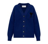 Ami Paris - Gilet De Coeur - Femme - Pulls - Bleu - Taille: XS