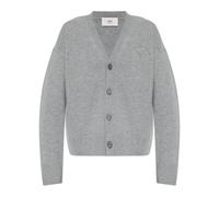 Ami Paris - Gilet en laine - Homme - Pulls - Gris - Taille: XL