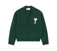 Ami Paris - Gilet Intarsia ADC - Homme - Pulls - Vert - Taille: 36 FR