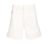 Ami Paris - Heritage Cotton Shorts - Femme - Shorts - Blanc - Taille: W25