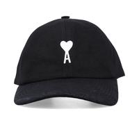 Ami Paris, Homme, Accessoires, Noir, Taille: ONE Size Ami De Coeur Felt Cap