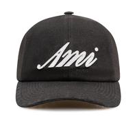Ami Paris, Homme, Accessoires, Noir, Taille: ONE Size Cotton Felt Patch Cap