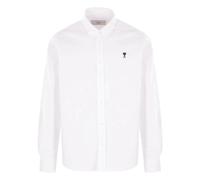 Ami Paris, Homme, Chemises, Blanc, Taille: XL De Coeur Oxford Shirt