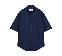 Ami Paris, Homme, Chemises, Bleu, Taille: 2XL Chemise à Manches Courtes Boutonnée