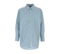 Ami Paris, Homme, Chemises, Bleu, Taille: M Chemise en Coton Bleu Clair à Boutons