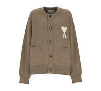 Ami Paris, Homme, Pulls, Beige, Taille: M ADC Cardigan
