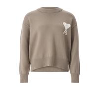 Ami Paris, Homme, Pulls, Brun, Taille: M Maille ras du cou