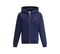Ami Paris, Homme, Sweatshirts et sweats à capuche, Bleu, Taille: L Ami de Coeur Zipped Sweat à capuche
