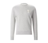 Ami Paris, Homme, Sweatshirts et sweats à capuche, Gris, Taille: L SweaT-shirt avec patch cœur au crochet