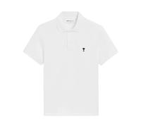 Ami Paris, Homme, Tops, Blanc, Taille: M De Coeur Polo