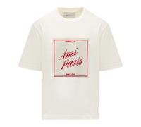 Ami Paris, Homme, Tops, Blanc, Taille: XS T-shirt Imprimé Heritage