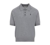 Ami Paris, Homme, Tops, Gris, Taille: L Hpl438.Kn0039 Polo