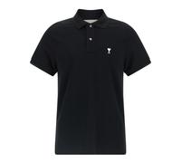 Ami Paris, Homme, Tops, Noir, Taille: L Polo De Coeur