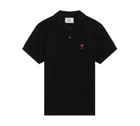 Ami Paris, Homme, Tops, Noir, Taille: M Ami De Coeur Polo