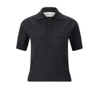 Ami Paris, Homme, Tops, Noir, Taille: XS Polo Essentiel