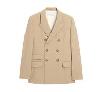 Ami Paris, Homme, Vestes, Beige, Taille: L Veste Droite Croisée en Laine Neuve