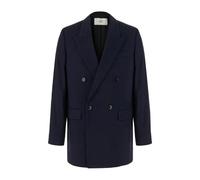Ami Paris, Homme, Vestes, Bleu, Taille: S Blazer Croisé en Laine