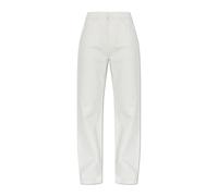 Ami Paris - Jean coupe droite - Femme - Jeans - Blanc - Taille: W28