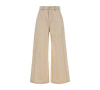 Ami Paris - Jean large en denim sable - Femme - Jeans - Beige - Taille: W26