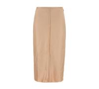 Ami Paris - Jupe Midi Détails Bords Francs - Femme - Jupes - Beige - Taille: 38 FR