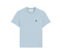 Ami Paris - Le Tee De Coeur Contrasted - Homme - Tops - Bleu - Taille: L