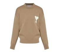 Ami Paris, Homme, Pulls, Brun, Taille: M Logo Sweater