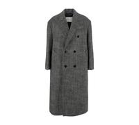 Ami Paris - Long Double-Breasted Wool Coat - Homme - Manteaux - Gris - Taille: S