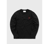AMI Paris LONG SLEEVES AMI DE COEUR TEE men Longsleeves black taille: XL