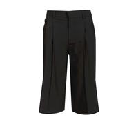 Ami Paris - Low Waist Wide Bermuda Shorts - Femme - Shorts - Noir - Taille: 40 FR