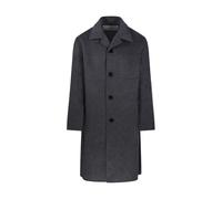 Ami Paris - Manteau Quatre Boutons en Cachemire Double Face - Homme - Manteaux - Gris - Taille: L
