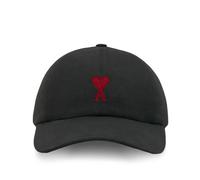 Ami Paris - Monogram Embroidered Cap - Femme - Accessoires - Noir - Taille: ONE Size