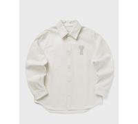 AMI Paris OVERSHIRT WITH KNITTED AMI DE COEUR men Longsleeves white taille: L