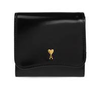 Ami Paris - Paris Paris Compact Wallet - unisex - Accessoires - Noir - Taille: ONE Size