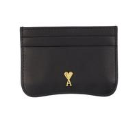 Ami Paris - Paris Paris Zipped Card Holder - unisex - Accessoires - Noir - Taille: ONE Size