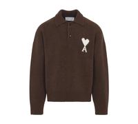 Ami Paris - Polo ADC - Homme - Pulls - Brun - Taille: S