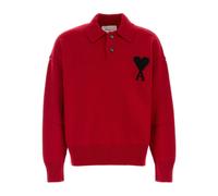 AMI PARIS Polo-Pullover ADC rouge | M