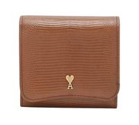 Ami Paris - Portefeuille compact Paris Paris - Femme - Accessoires - Brun - Taille: ONE Size