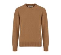 Ami Paris - Pull à col rond avec Ami de Cœur ton sur ton - Homme - Pulls - Beige - Taille: L