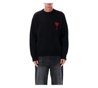 Ami Paris - Pull Ami De Coeur - Femme - Pulls - Noir - Taille: 42 FR