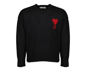 Ami Paris - Pull Ami de Coeur - unisex - Sweatshirts et sweats à capuche - Noir - Taille: L