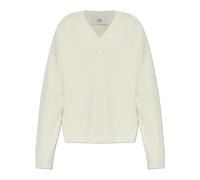 Ami Paris - Pull avec logo - unisex - Pulls - Beige - Taille: 42 FR