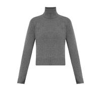 Ami Paris - Pull Casual Gris en Cachemire et Laine - Femme - Pulls - Gris - Taille: 42 FR