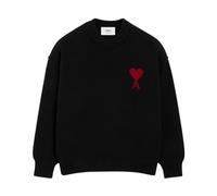 Ami Paris - Pull Col Rond ADC - Femme - Pulls - Noir - Taille: 42 FR