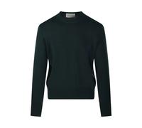 Ami Paris - Pull Col Rond ADC Mérinos - Homme - Pulls - Vert - Taille: L