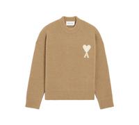 Ami Paris - Pull Col Rond Quota - Homme - Pulls - Brun - Taille: S
