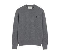 Ami Paris - Pull Col Rond Quota - Homme - Pulls - Gris - Taille: L