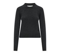 Ami Paris - Pull en cachemire à col rond - Femme - Pulls - Gris - Taille: 42 FR